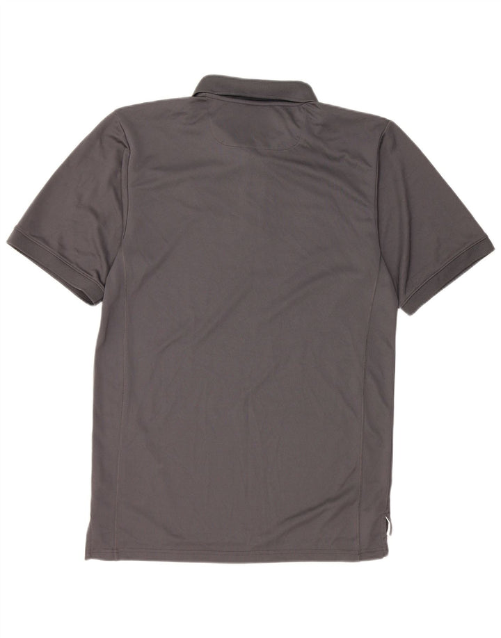 Russell Athletic Mens Polo Shirt Small Grey Polyester
