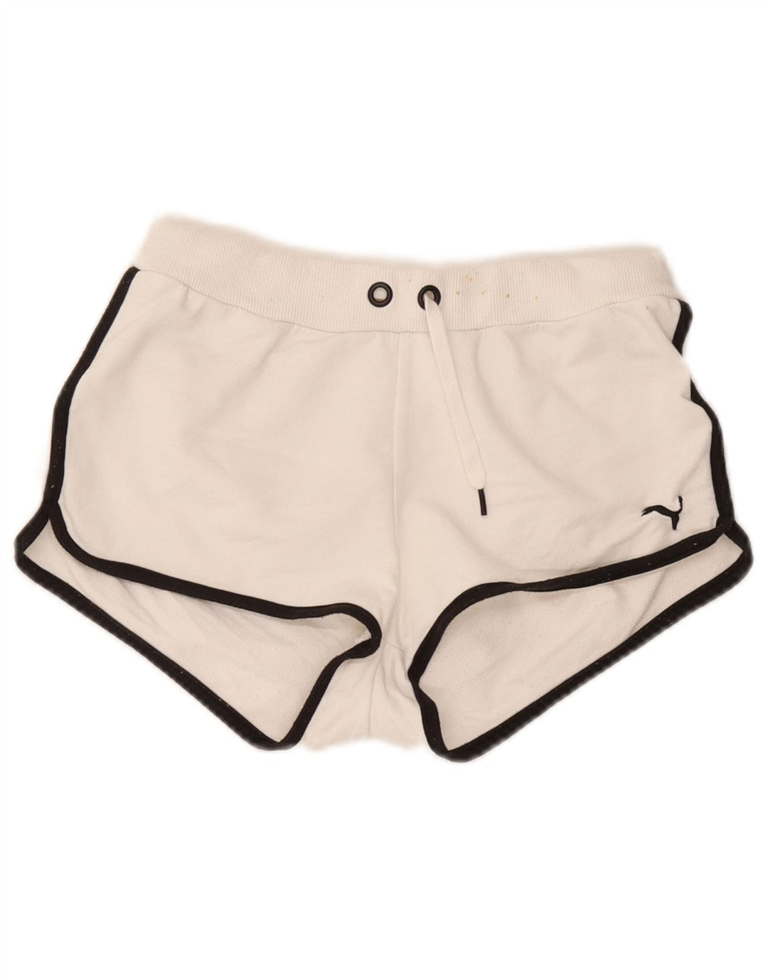Puma Womens Sport Shorts UK 10 Small White