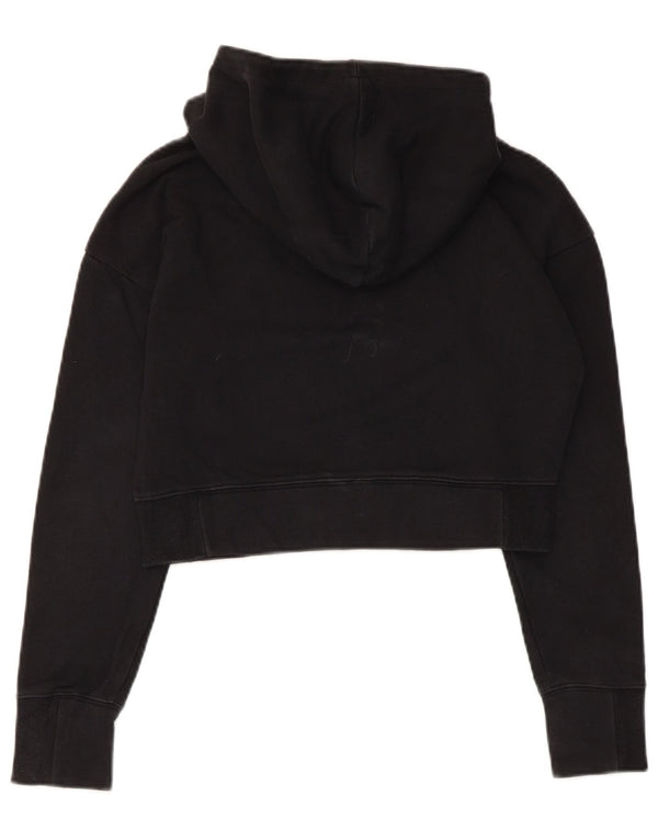 Felpa con cappuccio Nike Crop Graphic Standard Fit per ragazze 12-13 anni Large Nera