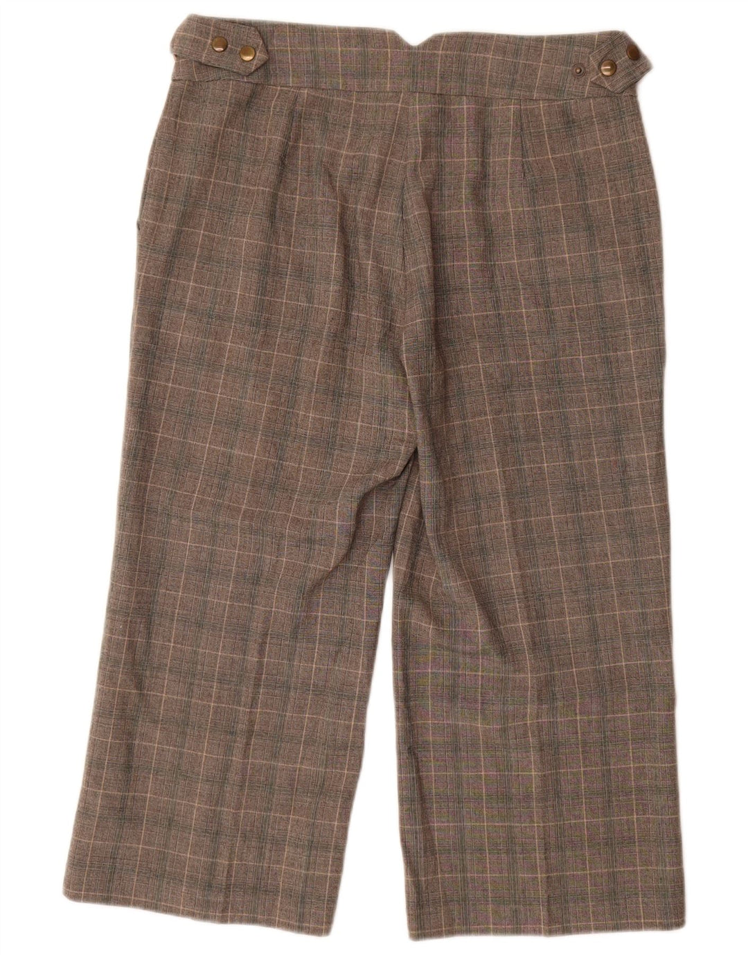 Женские капри Marks & Spencer UK 12 Medium W30 L23 Серые в клетку