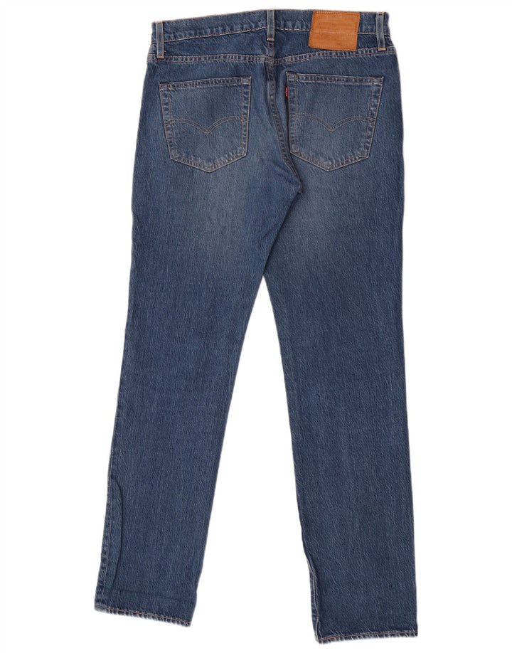 Levi's Womens 511 Distressed Slim Jeans  W31 L32 Blue Cotton