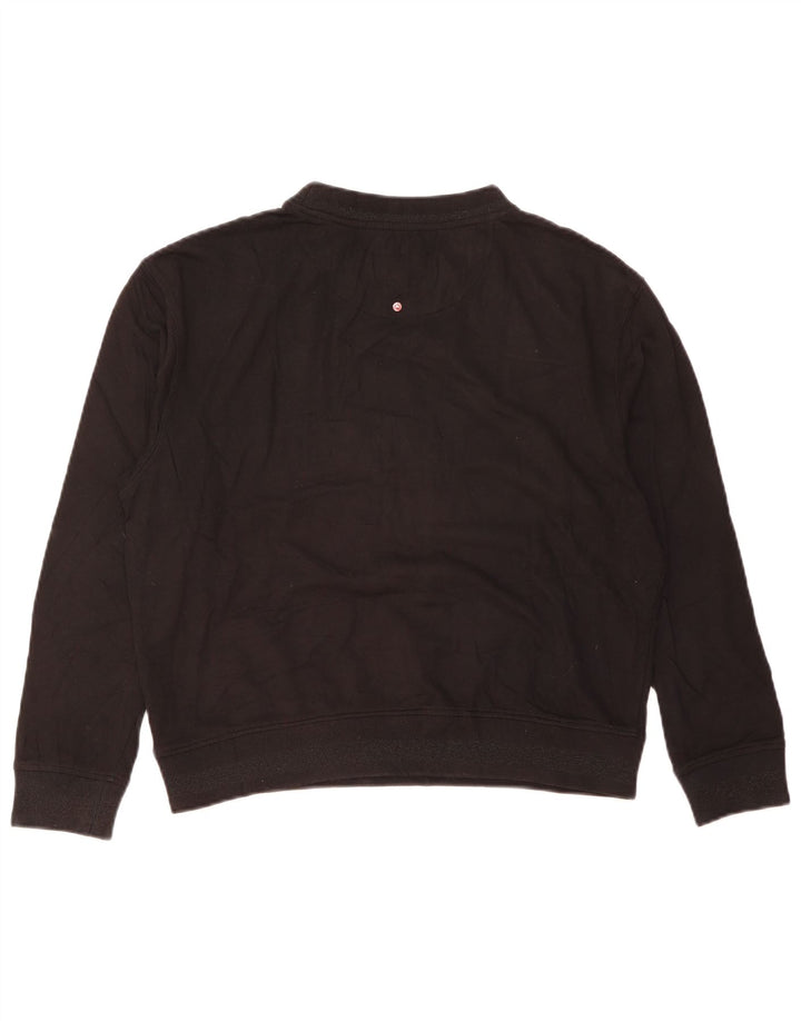 Mistral Mens Graphic Sweatshirt Jumper Large Black Cotton