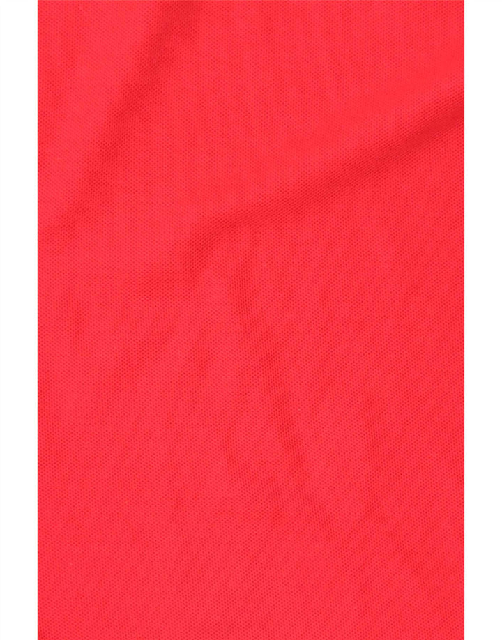 Fila Mens Polo Shirt IT 48 Medium Red Cotton