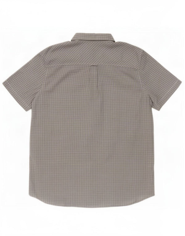 Camicia Timberland da uomo slim fit 2XL a quadri grigi