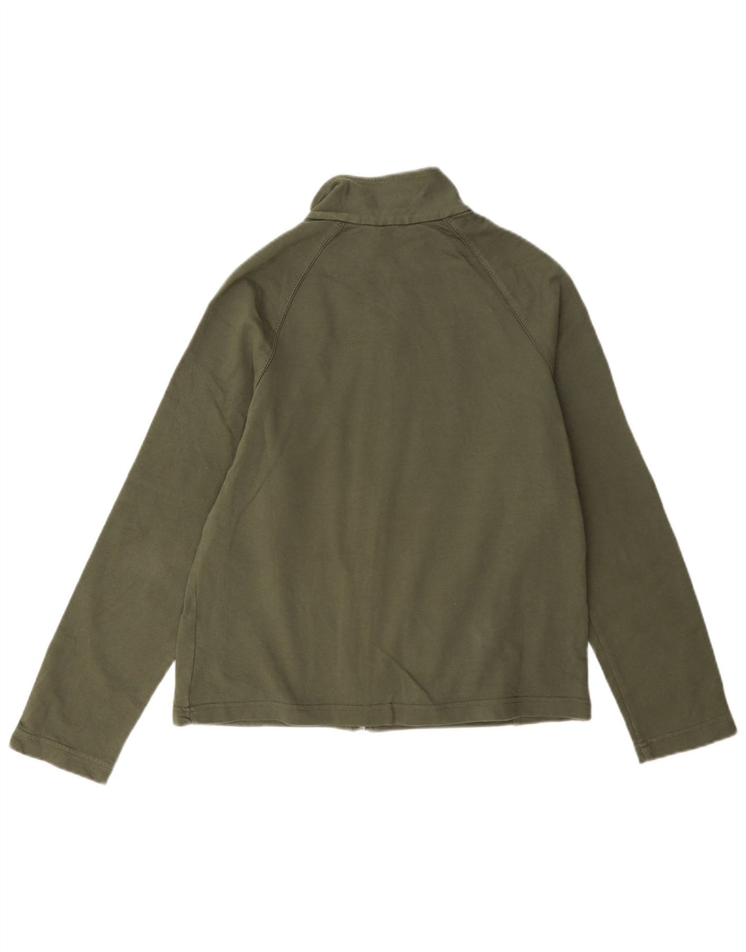 Marks & Spencer Damen-Trainingsanzugoberteil, Jacke, UK 12, mittlere Khaki-Baumwolle