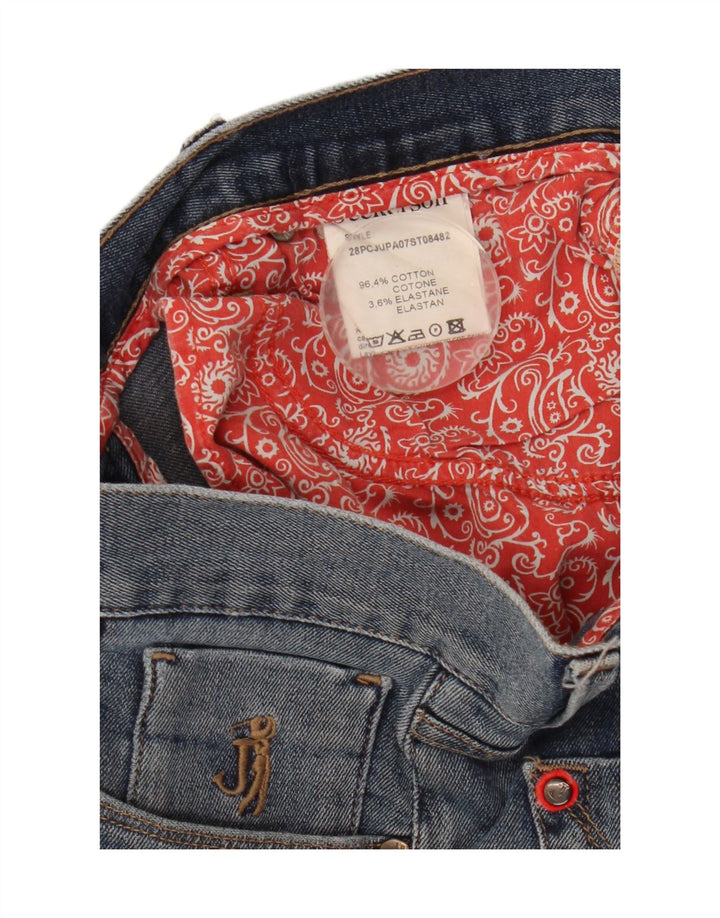 Jeckerson Womens Slim Jeans  W32 L31 Blue Cotton