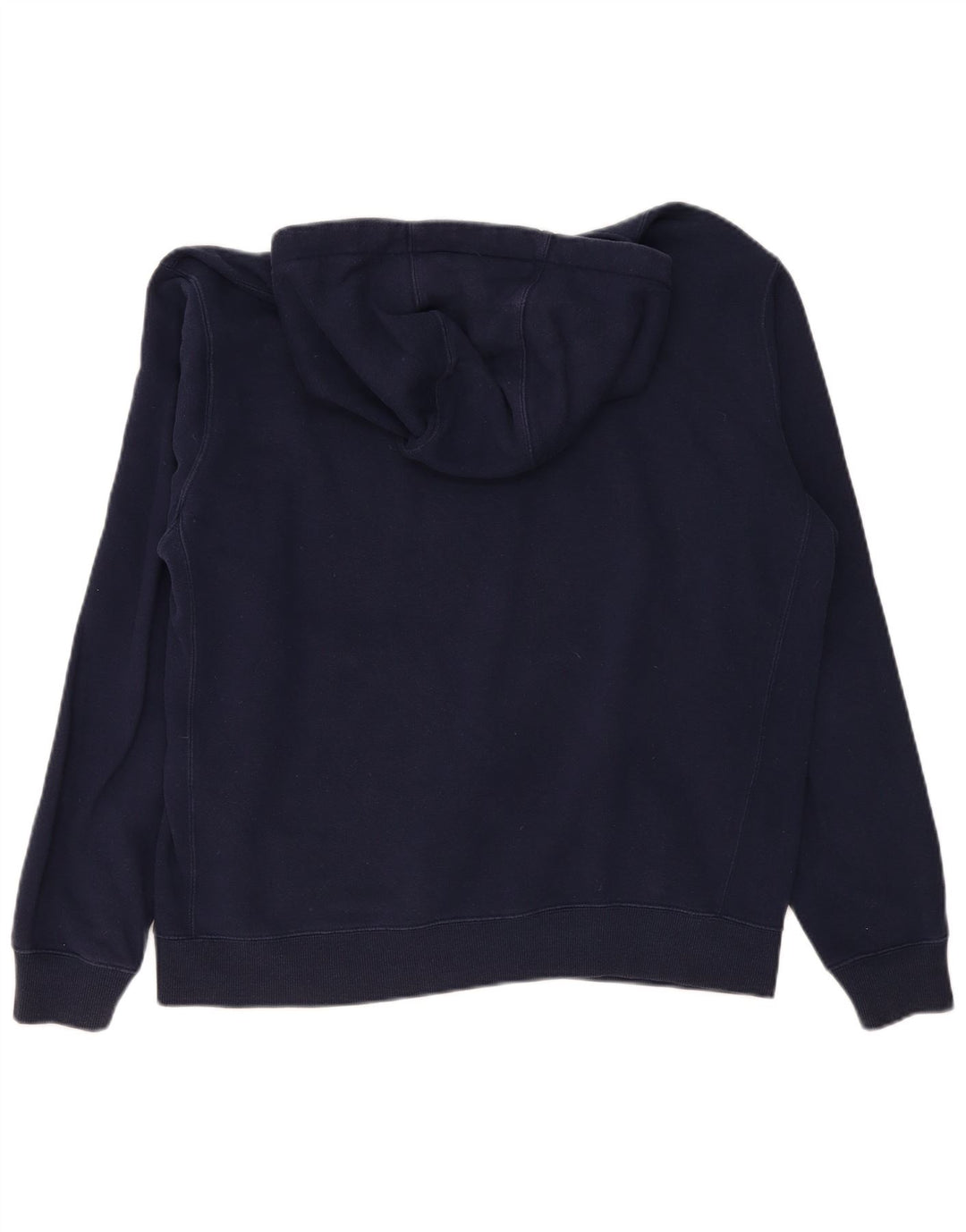 Fila Mens Hoodie Jumper Large Navy Blue Cotton