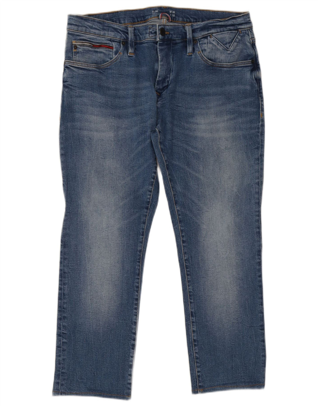 Tommy Hilfiger Jean Slim Scanton Homme W36 L32 Bleu