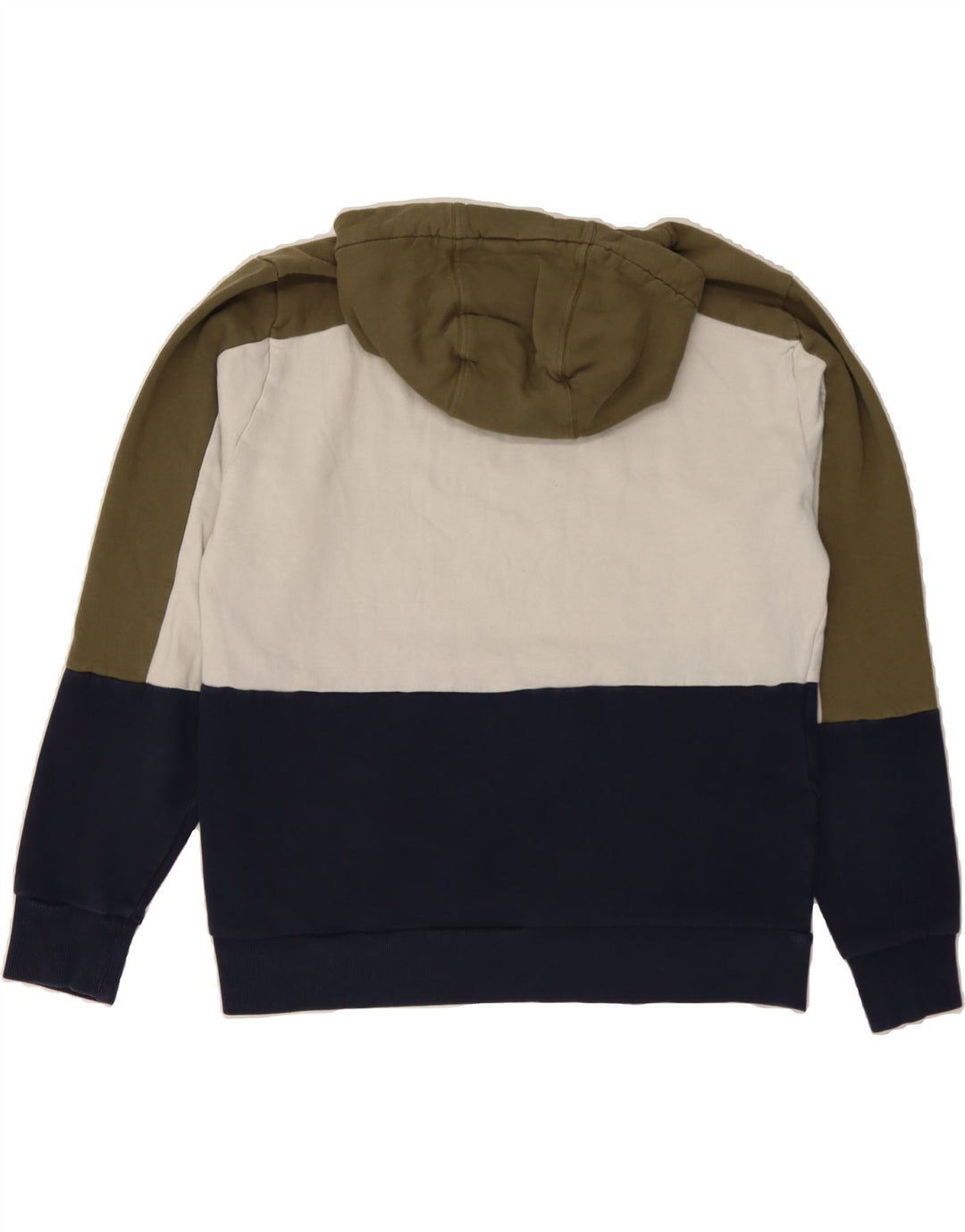 NORTH SAILS Mens Graphic Hoodie Jumper Medium Multicoloured Colourblock Vintage North Sails and Second-Hand North Sails from Messina Hembry 