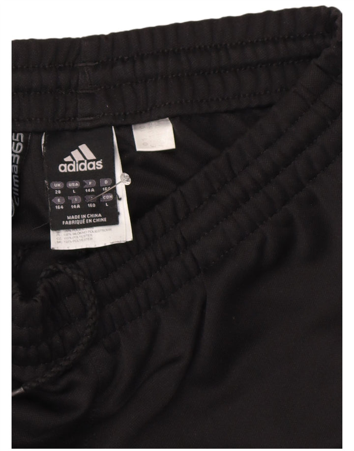 Adidas Trainingshose für Jungen, 13–14 Jahre, schwarzes Polyester