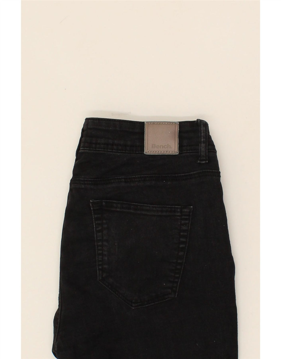 BENCH Womens Skinny Jeans W30 L28  Black Cotton Vintage Bench and Second-Hand Bench from Messina Hembry 