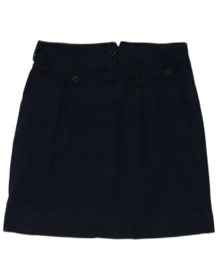 MASSIMO DUTTI Womens High Waist Mini Skirt W30 Medium  Navy Blue