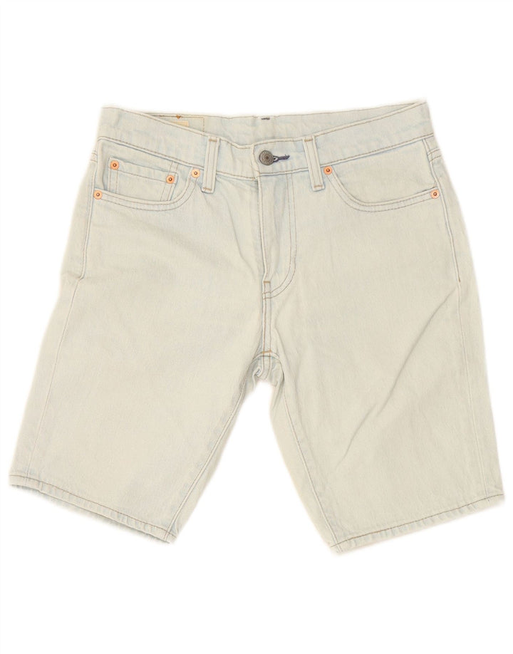 LEVI'S Mens 511 Denim Shorts W29 Small Blue Cotton