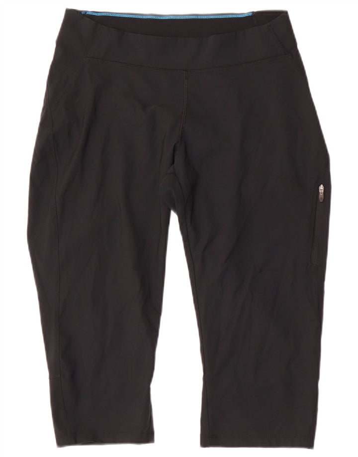 Columbia Womens Omni-Shield Capri Leggings UK 12 Medium Black Polyester