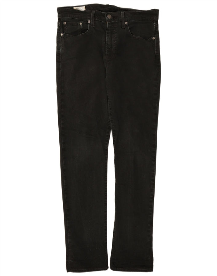 Ανδρικό τζιν Levi's Slim W30 L32 Μαύρο βαμβακερό