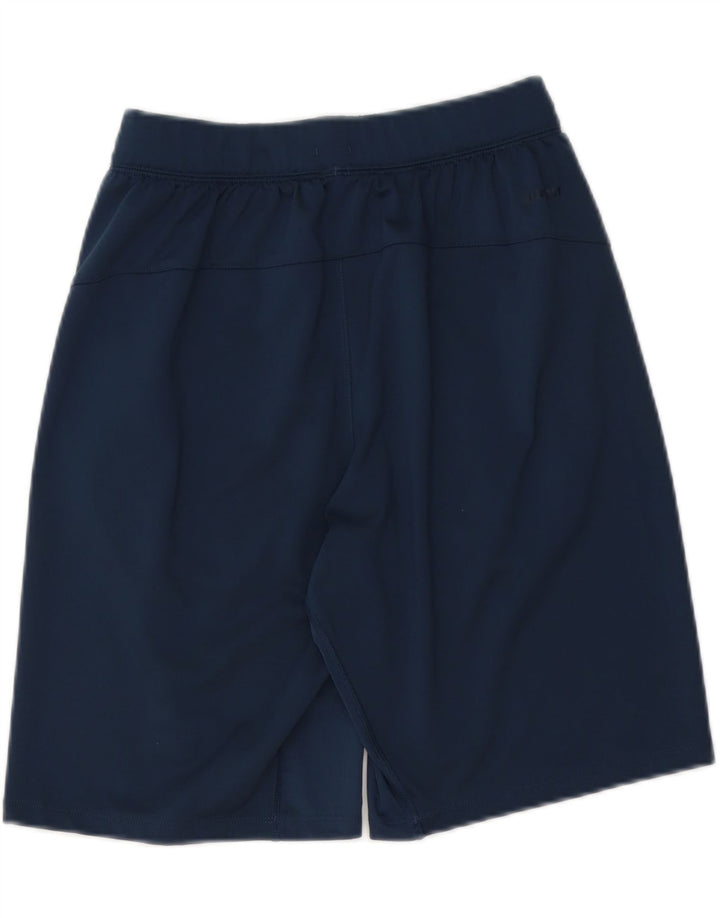 Adidas Mens Graphic Sport Shorts Small  Navy Blue Polyester
