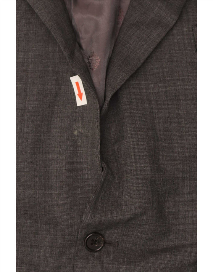Ralph Lauren Veste blazer longue à 2 boutons pour homme UK 46 2XL Gris classique