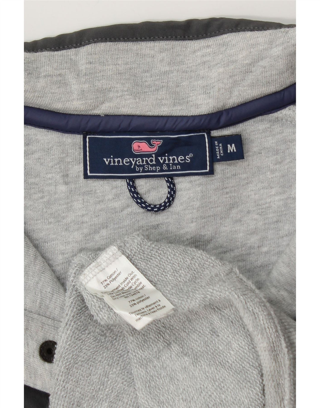 Męski sweter o luźnym kroju VINEYARD VINES, w kolorze średnioszarym