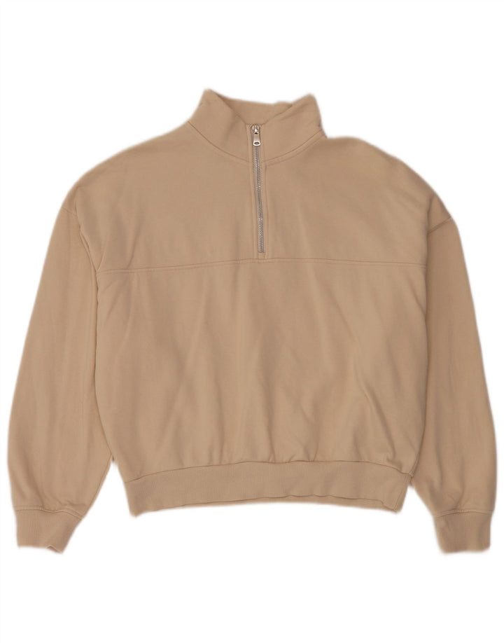Marks & Spencer Sweat-shirt surdimensionné pour femme UK 10 Petit Beige