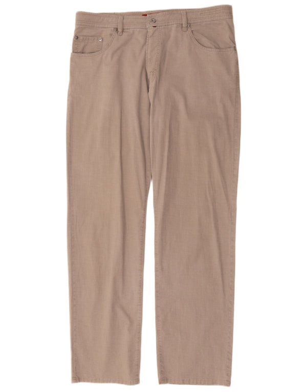 Pantaloni casual drepti pentru bărbați Pierre Cardin W36 L33 bej