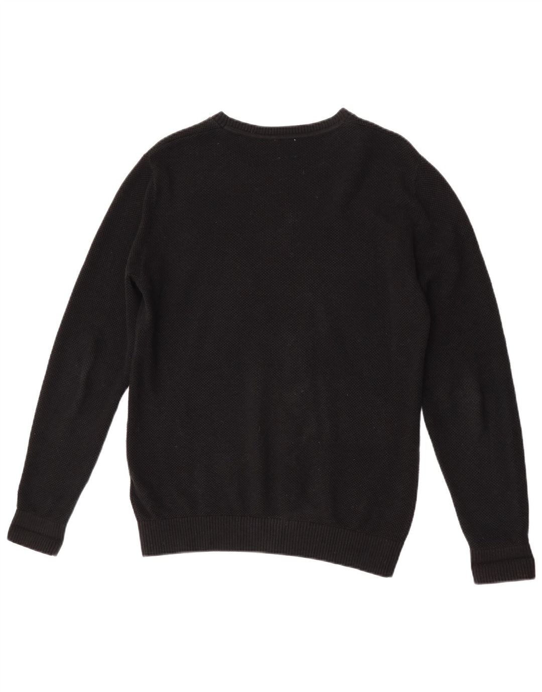 Gap Mens Crew Neck Jumper Sweater Small Black Cotton
