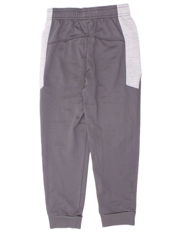 Calça de treino Under Armour Boys Joggers 5-6 anos cinza colorblock
