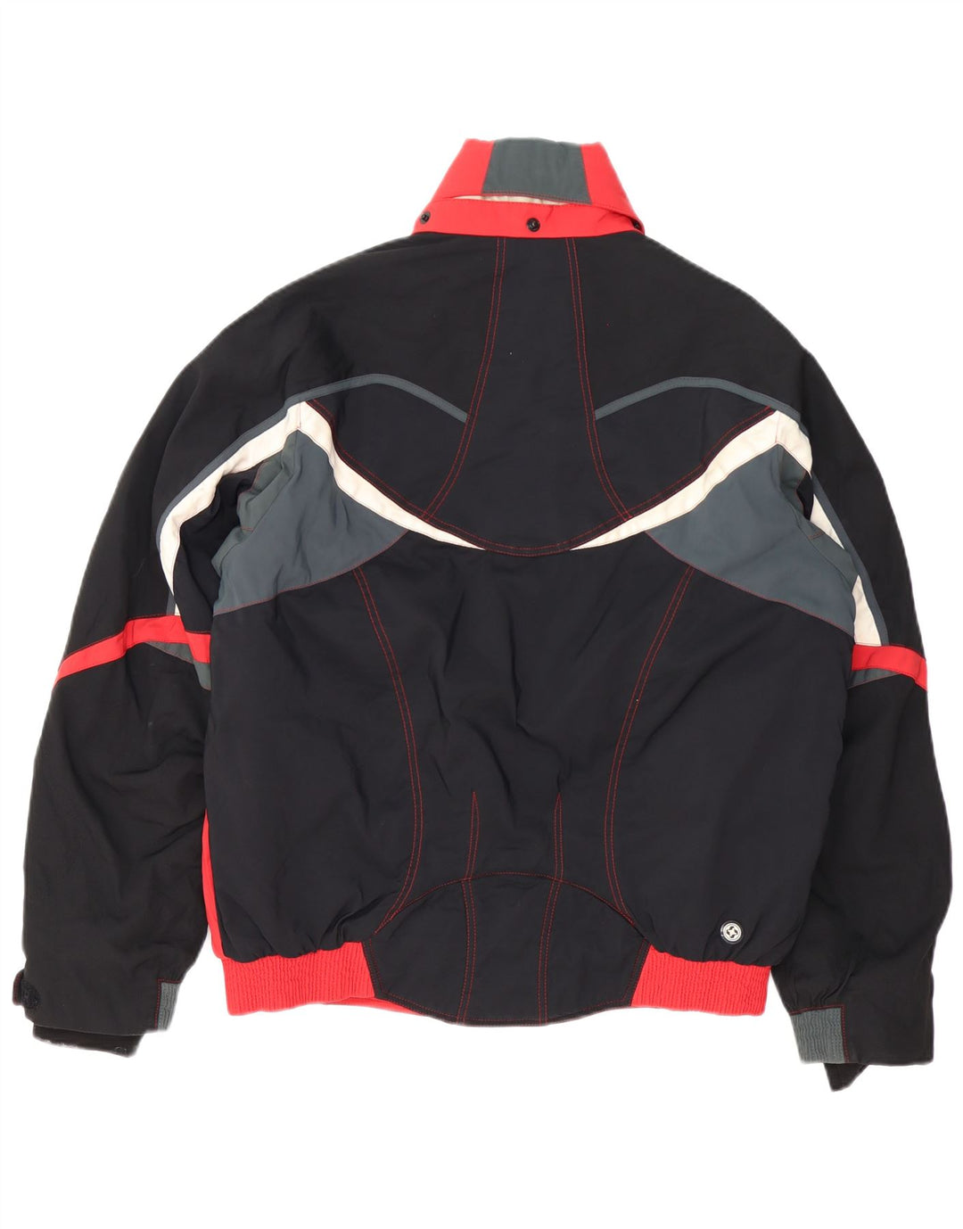 Colmar Mens Ski Jacket IT 50 Medium Red Colourblock