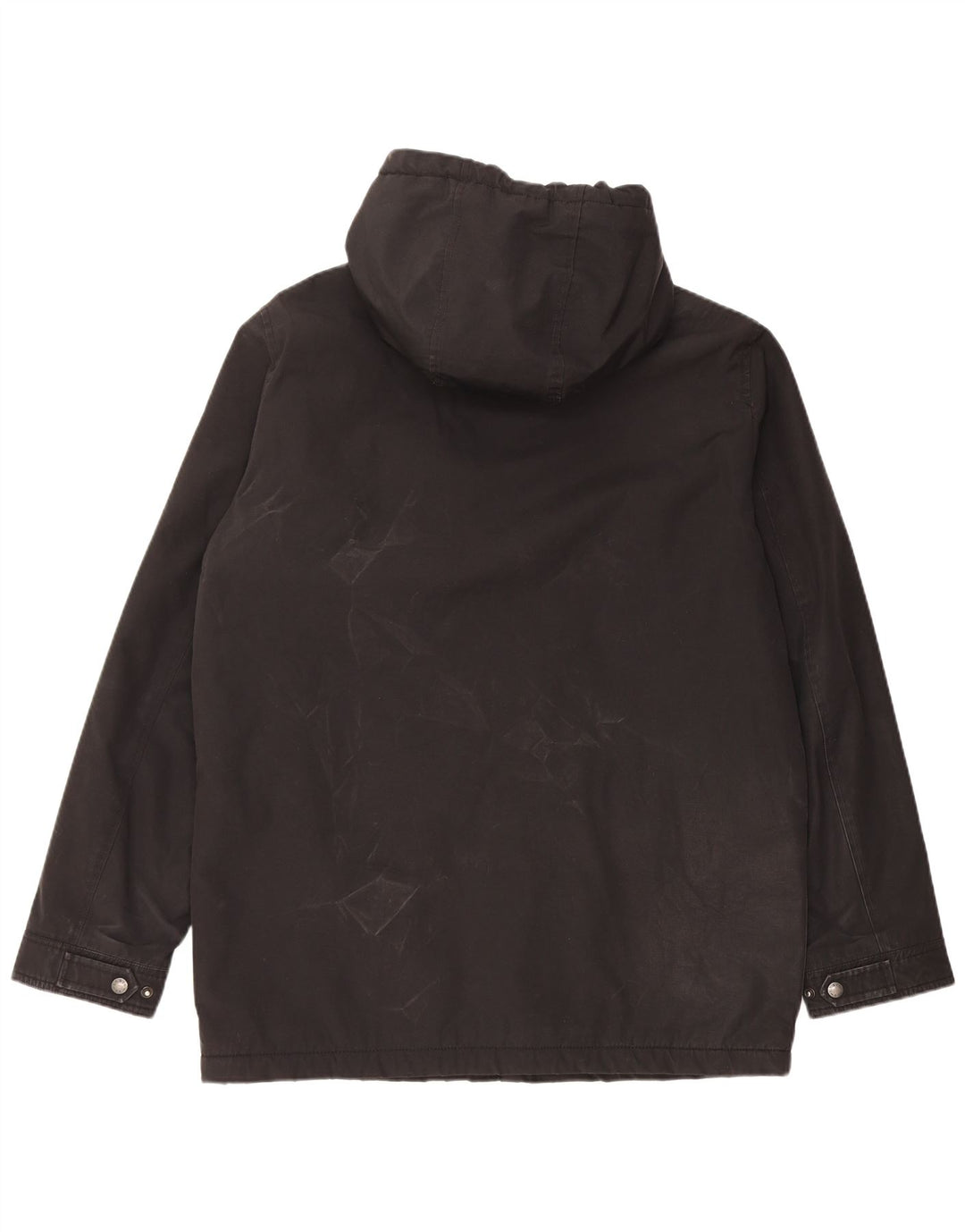 Levi's Mens Hooded Windbreaker Jacket UK 38 Medium Black Polyester