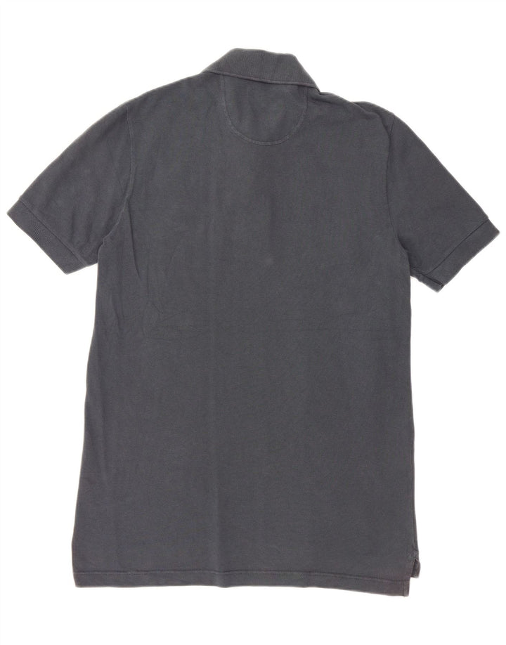 LACOSTE Mens Polo Shirt Size 3 Small Navy Blue Cotton