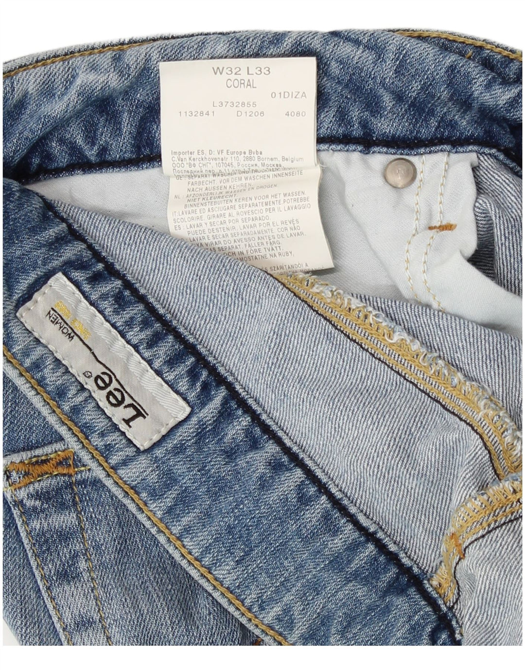 Lee Dame Coral Bootcut Jeans W32 L29 Blå Bomuld