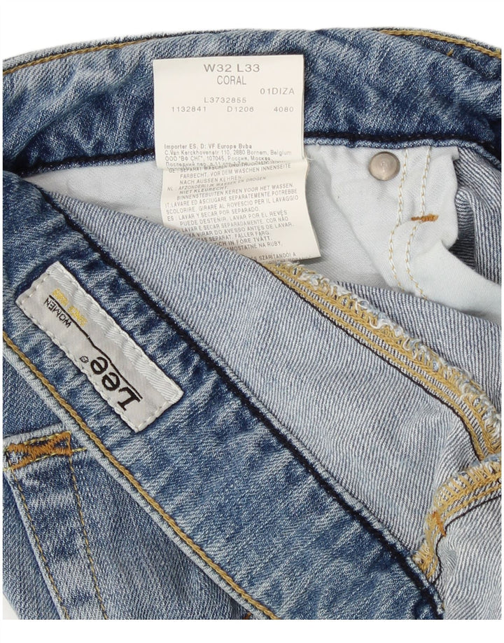 Lee Dame Coral Bootcut Jeans W32 L29 Blå Bomuld