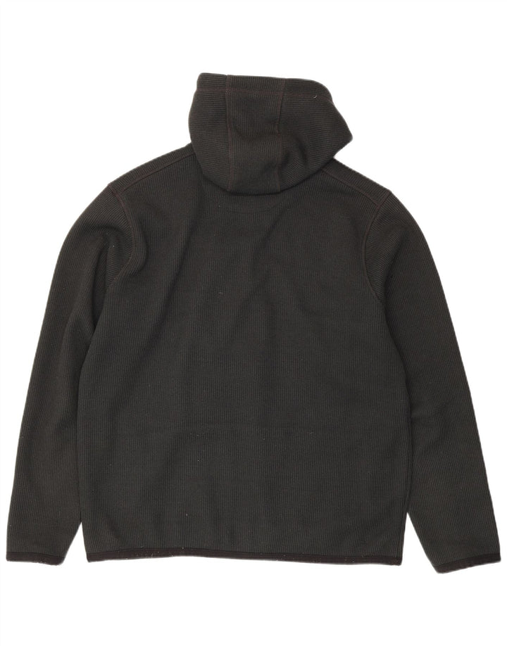 Weird Fish Herren-Kapuzenpullover mit Reißverschluss, groß, grau, Polyester