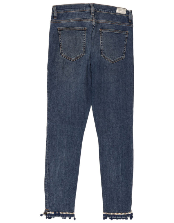 Jeans slim da donna Zara EU 38 Small W28 L27 Cotone blu