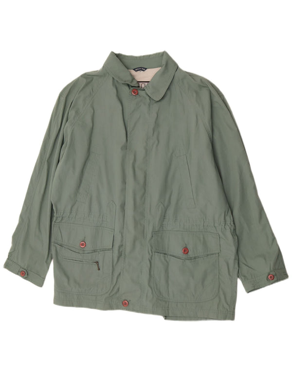 Faciba Mens Utility Jacket IT 54 2XL Green Polyester