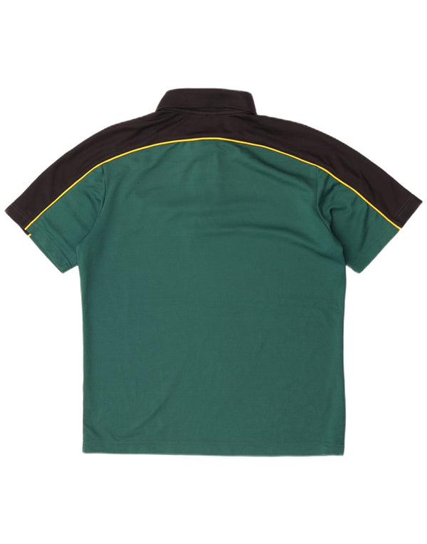 Champion Mens Wesley College Australia Πόλο μπλουζάκι XS Green Colourblock