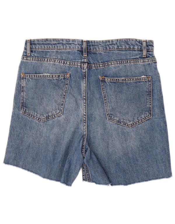 Pantaloncini di jeans da donna Zara EU 40 medi W30 cotone blu