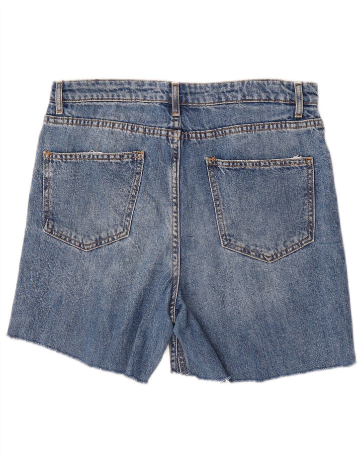 Pantaloncini di jeans da donna Zara EU 40 medi W30 cotone blu