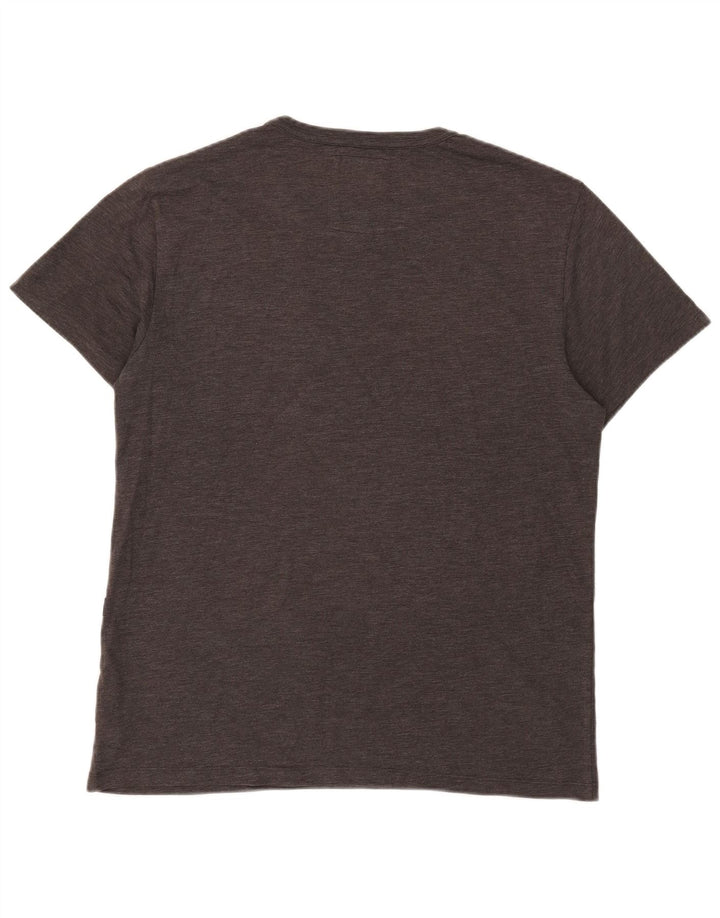 G-Star Mens Regular Fit T-Shirt Top Large Grey Cotton