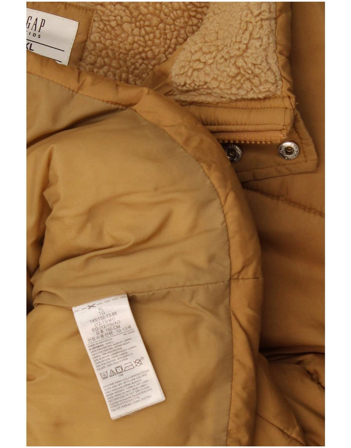 Gap Boys Polstret Jakke 12-13 År XL Beige Polyester