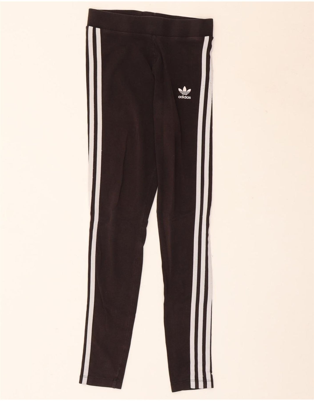 ADIDAS Girls Leggings 9-10 Years Black