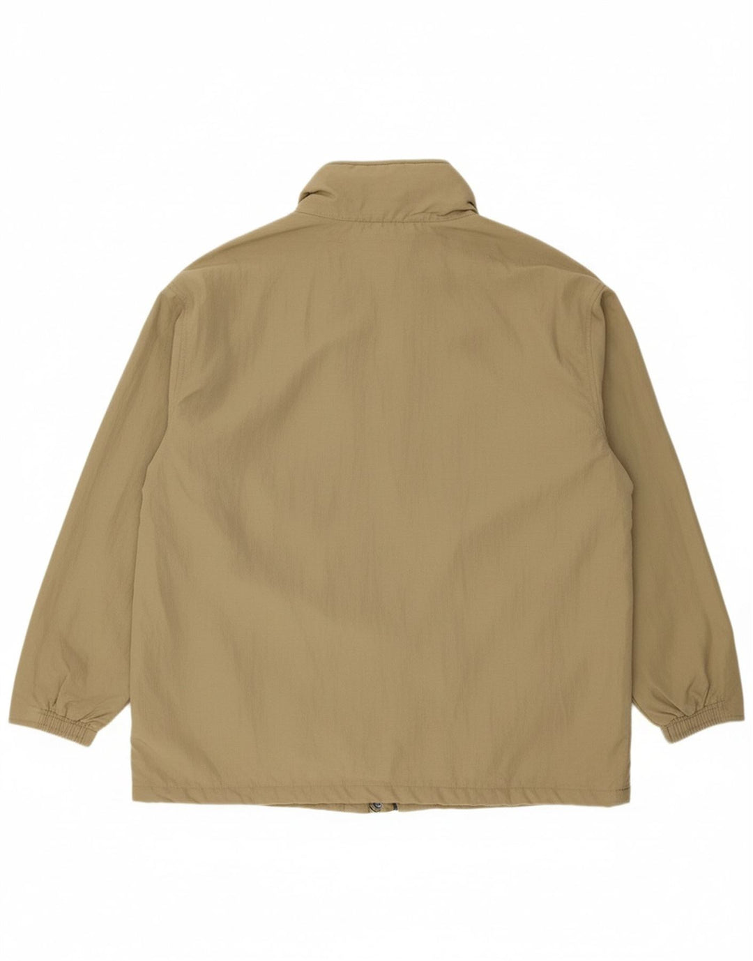DIADORA Mens Hooded Rain Jacket UK 40 Large Khaki Polyamide