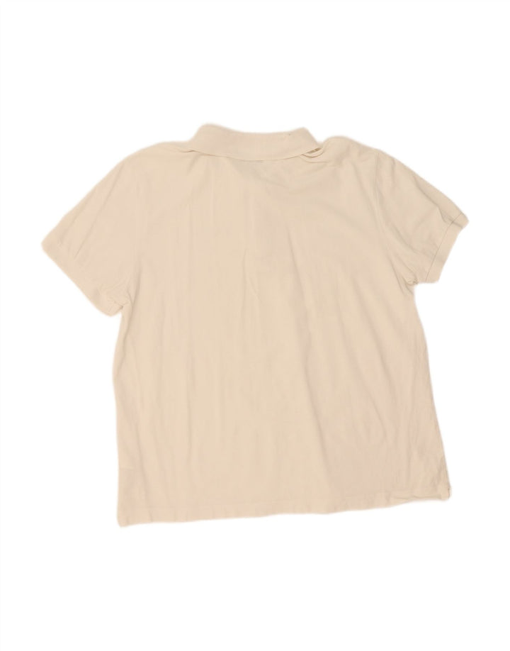Camisa polo masculina LOTTO XL algodão branco