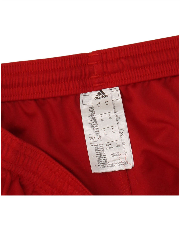 Adidas Mens Aeroready Sport Shorts XL  Red Polyester