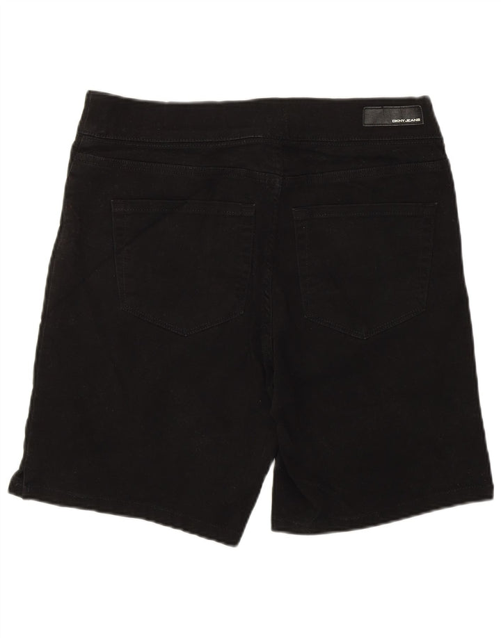 Pantaloncini di jeans da donna Dkny medi W30 cotone nero