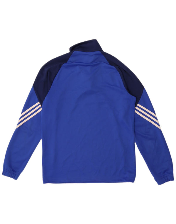 Мужской спортивный костюм Adidas Climalite, пуловер, средний синий, цветной блок