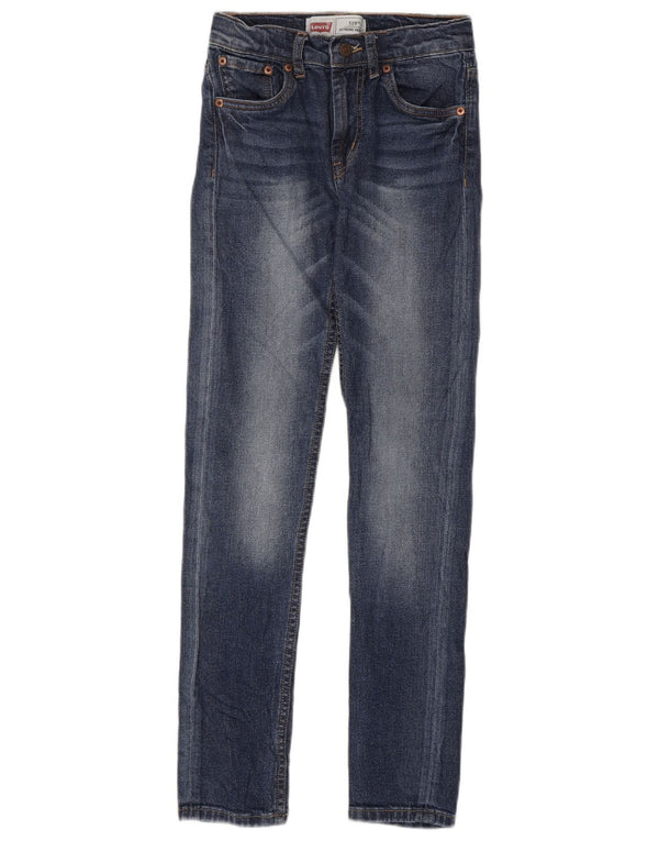 Levi's Boys 519 Skinny Jeans 11-12 år W24 L29 Blå Bomuld