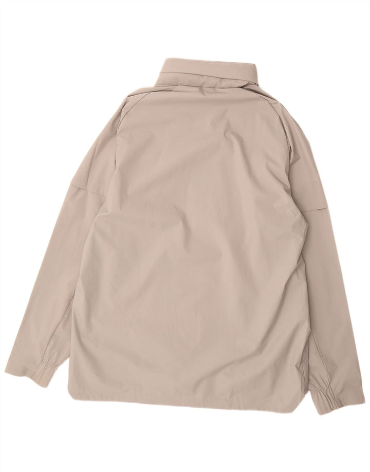 Adidas Mens Rain Jacket UK 40 Large Grey Polyester