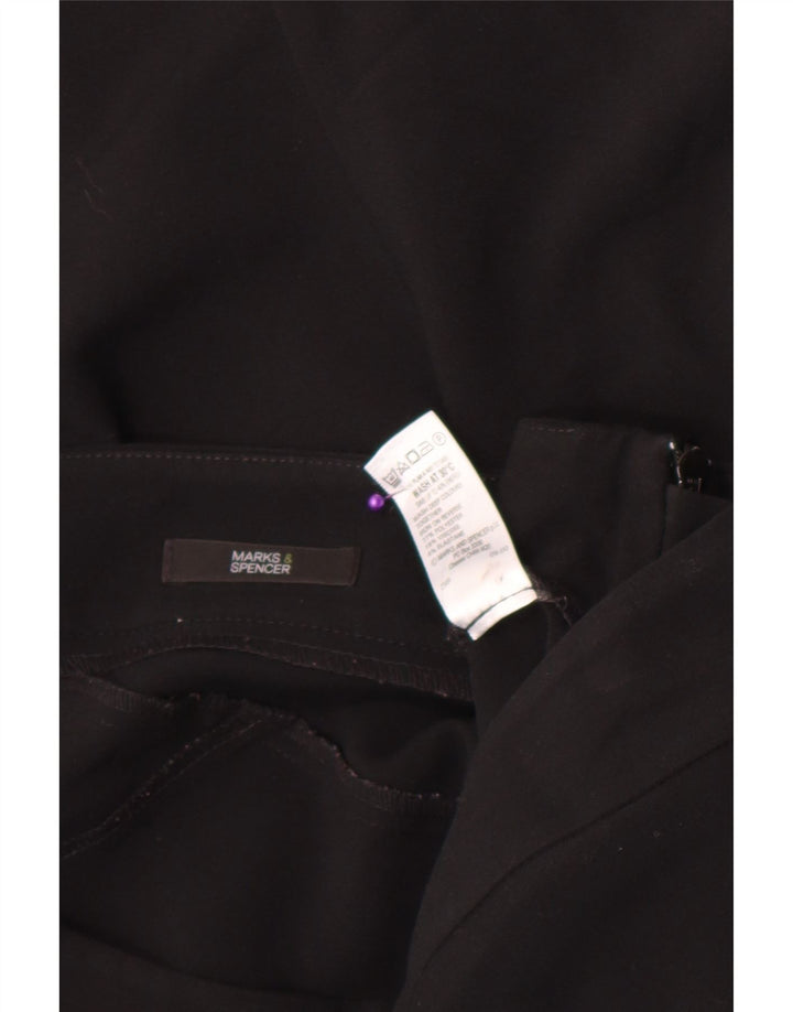 Marks & Spencer Womens Trumpet Skirt UK 14 Large W32  Black Polyester