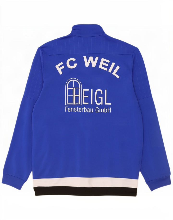 Adidas férfi grafikus tréningruha felső kabát Medium Blue Coloururblock poliészter