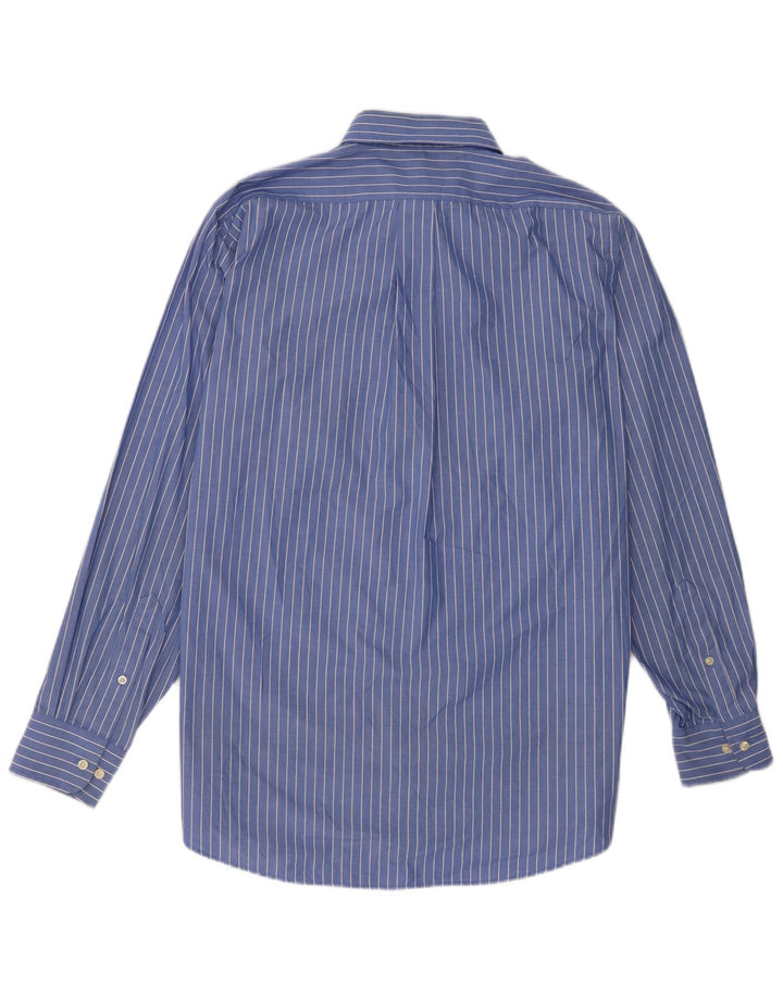 Chaps Herreskjorte str. 15 1/2 Medium Blue Pinstripe Cotton